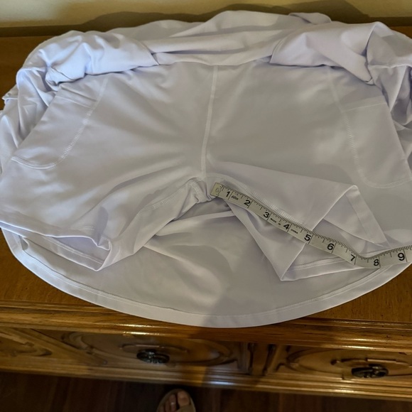 White A-Line Sports Skirt Size L - Picture 10 of 13